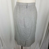 Kwon Suk Im Soft Cashmere Skirt Suit 2 Piece Outfit Set Blazer Jacket Womens S