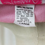 Heather Collection Pink Step In Zip Up Robe Housedress Womens L Quilted Smocked