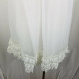 Vintage Radcliffe Babydoll Bridal Gown Flirty Double Chiffon Peignoir Robe Set P