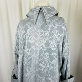 Funhouse NYC Gothic Steampunk Scroll Military Swing Coat Womens L Rocker Pirate