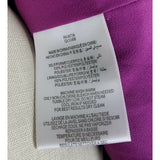 BCBGeneration Bare Shoulder Drape Ruched Ruffled Mini Sun Dress Womens 4 Purple