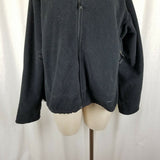 Eddie Bauer Polartec Windpro Fleece Jacket Full Zip Anorak Womens XXL Patch Arms