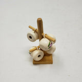 Floral Mugs Rack Shadow Box Miniatures Diorama Doll House Curio Display Piece