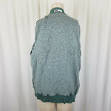 If You Fashion House Wool Blend Cardigan Sweater Womens M Vintage 3/4 Sleeve 50s