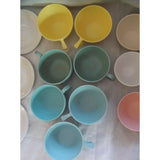 Vintage Lot Stetson Melmac Melamine Plastic Lot Cups Saucers Plates 20 Pieces