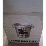 Moosehead Lager Live Big Pot 12 Quart Aluminum Lobster Steamer Canada Beer Metal