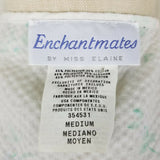 Enchantmates Miss Elaine 2 Piece Dressing Gown Robe Nightgown Womens M Vintage