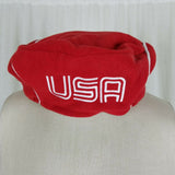 NEW 2006 Roots USA Torino Olympics Beret Hat Red Fleece Adjustable L/XL NWT
