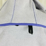 The North Face Hooded Fleece Full Zip Up Sweatshirt Jacket Womens S M Heathered