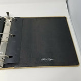 Renner Davis 3" Elliptical 3 Ring Binder Banana Rattan Woven Paper Photo Album