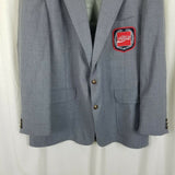 Vintage Coca Cola RMC Executive Wear Uniform Blazer Jacket Sportcoat 46L USA
