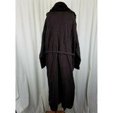 Jessica Holbrook Maxi Wool Fur Collar Cardigan Sweater Coatigan Womens 1X Plus