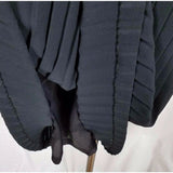 Verdi New York Milan Black Midi Cocktail Formal Dress Womens 4 USA Pleated Skirt