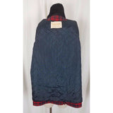 Vintage Pendleton '49ers Quilted Insulated Wool Plaid Mouton Fur Coat Womens S M