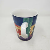 Set of 4 SANGO CAFE Americana Coffee CERAMIC MUGS CUPS #4911 Man & Woman 98