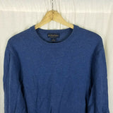 Brooks Brothers 100% Supima Cotton Crewneck Pullover Sweater Mens XL Blue