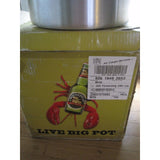 Moosehead Lager Live Big Pot 12 Quart Aluminum Lobster Steamer Canada Beer Metal