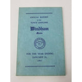 Annual Report Town Officers of Windham Maine January 1 1967 Cumberland County