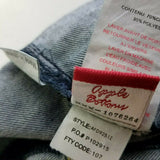 Apple Bottoms Denim Blue Jean Wiggle Bodycon Halter Summer Sun Dress Womens 18