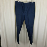 Vintage Dickies Shape Set Stain Release Twill Work Pants Mens 38x30 Navy NOS USA