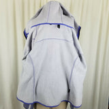 The North Face Hooded Fleece Full Zip Up Sweatshirt Jacket Womens S M Heathered
