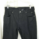 Harley Davidson Black Denim Blue Jeans Womens 14P NWT Vintage 80s High Waist Mom