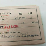 Hancock Theatres Boston 1951 Cancelled Bank Checks Deposit Slip Lot Strand Paper