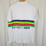 Vintage 90s Greenpeace Rainbow Warriors TShirt Mens XL 80s Ship Save the Whales