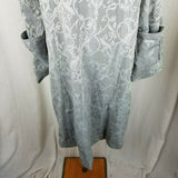 Funhouse NYC Gothic Steampunk Scroll Military Swing Coat Womens M Rocker Pirate