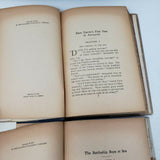 Vintage 1940s Hardcover Books Annapolis Battleship Boys Fiction Lot 2 Saalfield