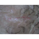 NOS Vintage Sheer Embroidered Rectangular Tablecloth 54x72 White Floral Zayres