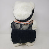 Vintage Robert Raikes Zelda Flapper Plush 1986 Wood Carved Face Stuffed Animal