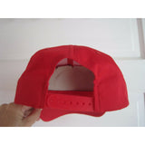 Vintage NOS USMC Bulldog Embroidered Patch Snapback Baseball Hat Cap Marines Red