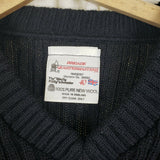 Vintage Woolly Pully Military Knit Uniform Sweater Mens 40 Staff Sergeant Patch