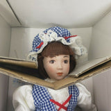 Storybook Collection Little Miss Muffet Porcelain Girl Doll Danbury Mint 1992