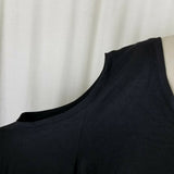 Lysse Plus Size Cold Bare Shoulder Top Shirt Tunic Blouse Womens 3X Black