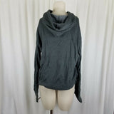 Aero New York City Hooded Pullover Sweatshirt Hoodie Womens XL Aeropostale Black