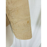 Gap Corduroy Double Breasted Trench Style Short Peacoat Jacket Womens S Camel