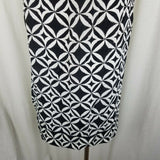 White House Black Market Tunic Tank Slip Mini Dress Womens 0 Geometric Retro