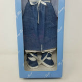 My Mommy Doll Denim Outfits 16" Blonde Modest Military Wife Jeans Dress Sounds