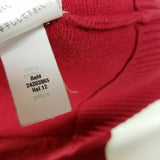 Eddie Bauer Nordic Snowflake Full Zip Knit Sweater Jacket Mens XLT Christmas Red