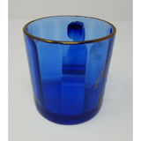 1998 Rose Parade Pasadena University High School Cougars Glass Mug Cobalt Gold