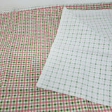 Screenprinted Check Checked Cotton Fabric 1+ yards