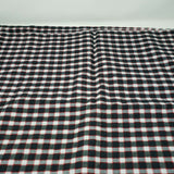 Vintage Seersucker Puckered Plisse Fabric Checkered Woven Cotton 3.5+ Yards