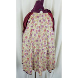 Laura Ashley Double Breasted Wide Lapel Swing Trench Coat Womens M Great Britain