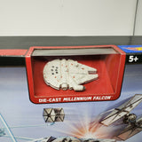 Hot Wheels Star Wars Escape from Jakku Raceway Car Tracks Set Millennium Falcon