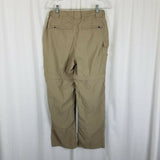 LL Bean Nylon Cargo Zip Off Conversion Shorts Hiking Pants Womens S Outdoor Camp