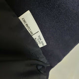 Hannington Boston Wool Blazer Jacket Womens 15 16 Navy Blue Gold Crest Buttons