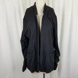 I.am Jersey Knit Cotton Open Front Wrap Sweater Jacket Womens XXL 2XL Shacket