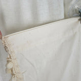 Vintage Colonial Pompom Fringe Curtains Drapery Panels 63in 70s 1 Pair Tie Backs